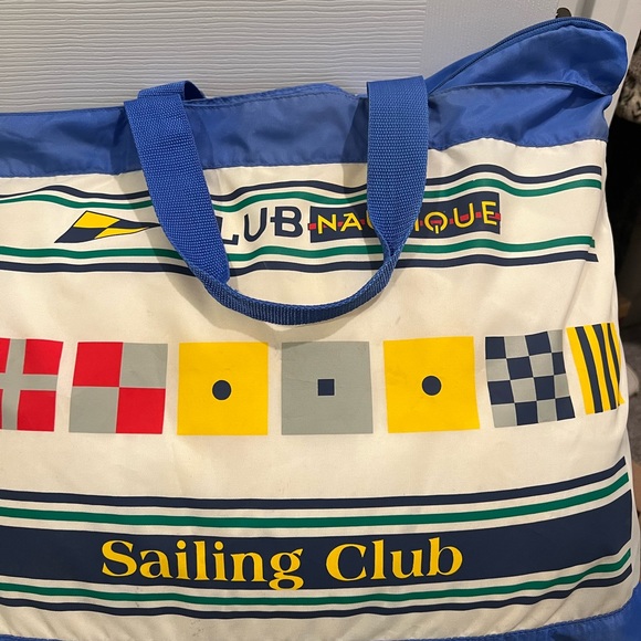 Club Nautique Nylon sailing club tote - Picture 4 of 5